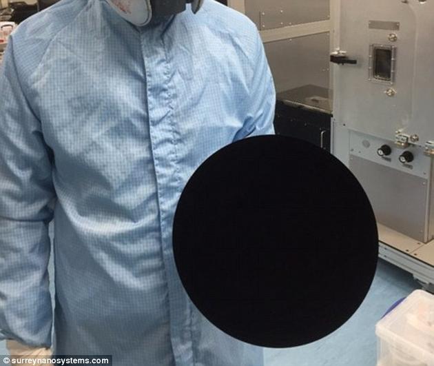 據(jù)研究人員稱(chēng)，這種名叫Vantablack S-VIS的材料能夠吸收99.8%的光線，反射能力比哈勃望遠(yuǎn)鏡上使用的超黑噴漆還要弱17倍。這種新材料能夠輕易覆蓋體積較大、機(jī)構(gòu)復(fù)雜的物體表面，如大型照相機(jī)和飛行器等。