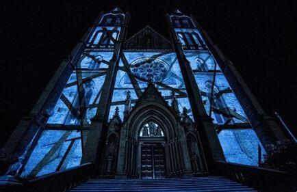 瞠目结舌的盛典黑科技 与全息投影相似,3D M