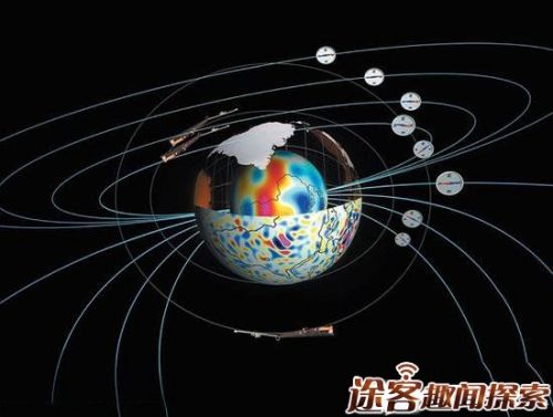 宇宙中地球磁场减弱 太阳风粒子侵入大气层(2