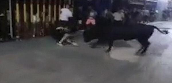 西班牙欢庆奔牛节 多地发生伤亡事故