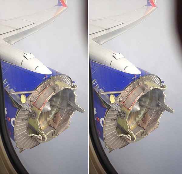 美航班引擎发生故障紧急迫降 乘客称听到爆炸声