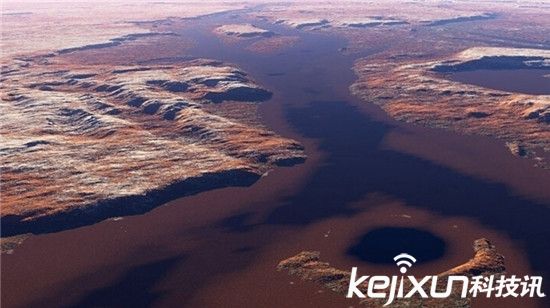 宇航局拍到火星表面“蓝色湖泊” 火星水源找到了