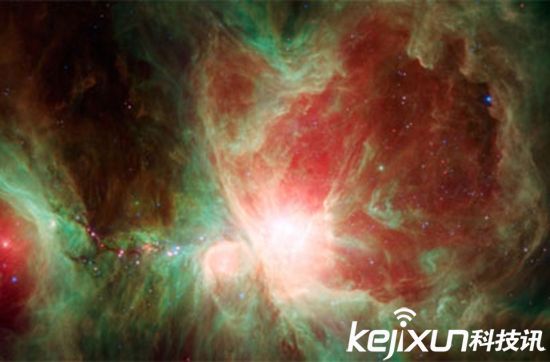 猎户座星云中的塌缩恒星 蓝色龙卷怎么行成的？