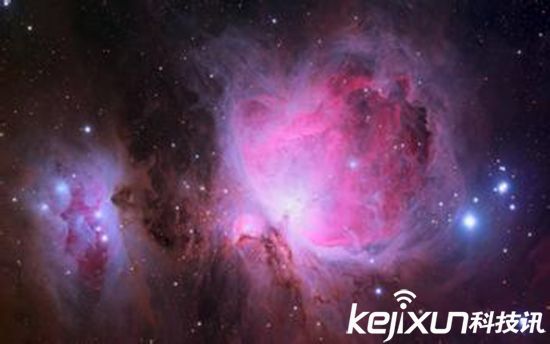 猎户座星云中的塌缩恒星 蓝色龙卷怎么行成的？