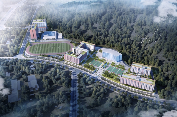 衡山科技中专新校区开工建设