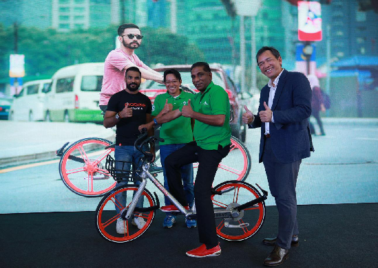摩拜单车进入马来西亚赛城 全球日订单量超3千