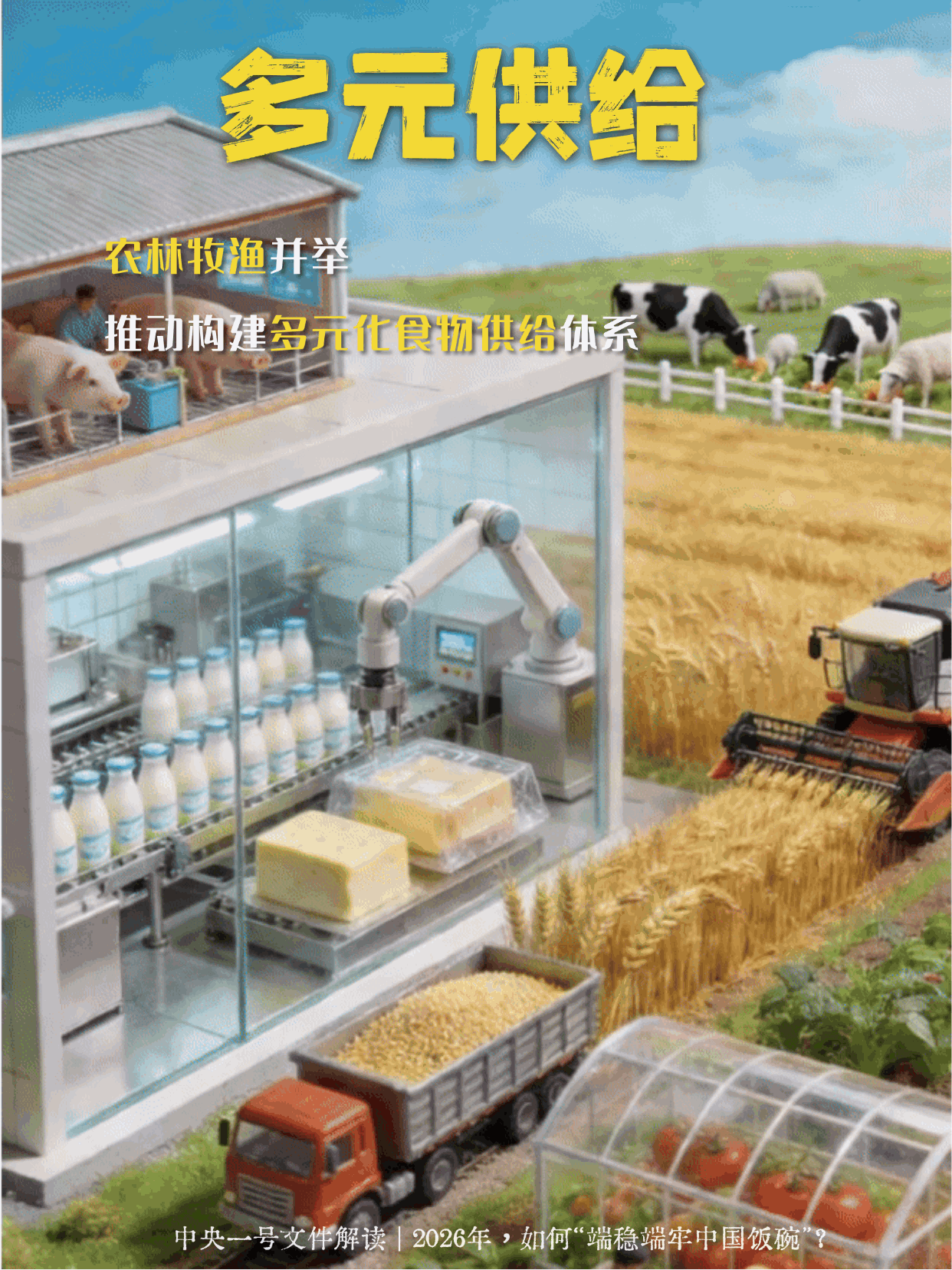 “动”察一号文件 | 2026年，如何“端稳端牢中国饭碗”？