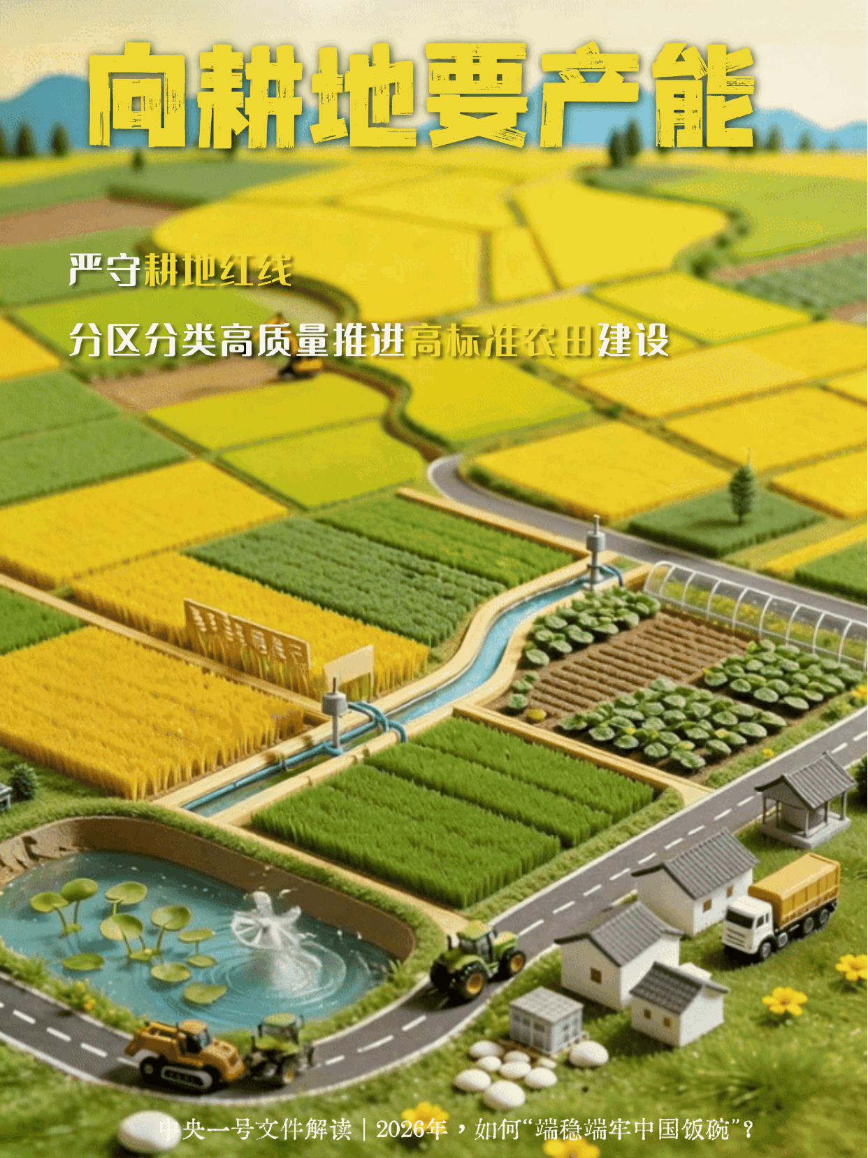 “动”察一号文件 | 2026年，如何“端稳端牢中国饭碗”？