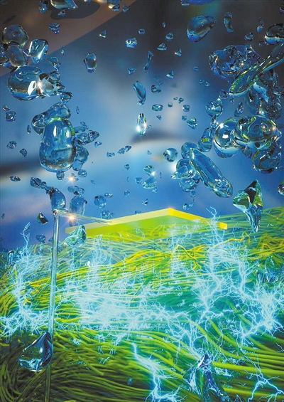 新型发电设备，能够通过一种蛋白纳米薄膜，利用空气中的水分产生电能