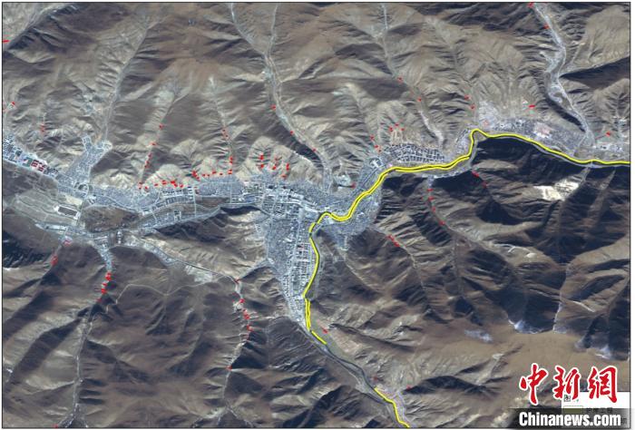 中科院遥感监测显示：玉树地震灾区恢复重建成效显著