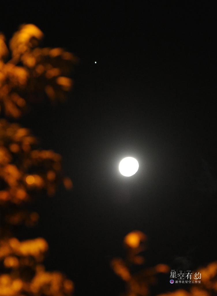 14日清晨天宇将上演木星伴月 展现“天际伴随”