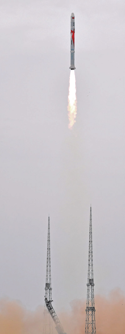 首枚成功入轨的液氧甲烷火箭——朱雀二号