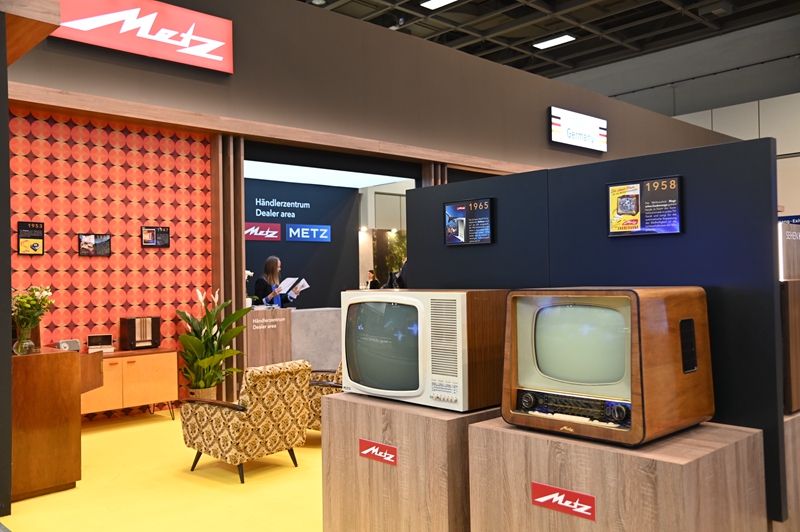 IFA 2023| 德国品牌METZ古董电视重现经典