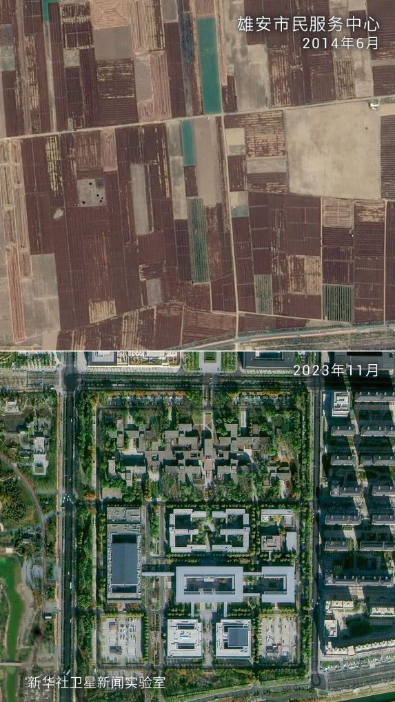 卫星瞰京津冀十年新变｜产业高地，一座新城“承载”协同发展作为