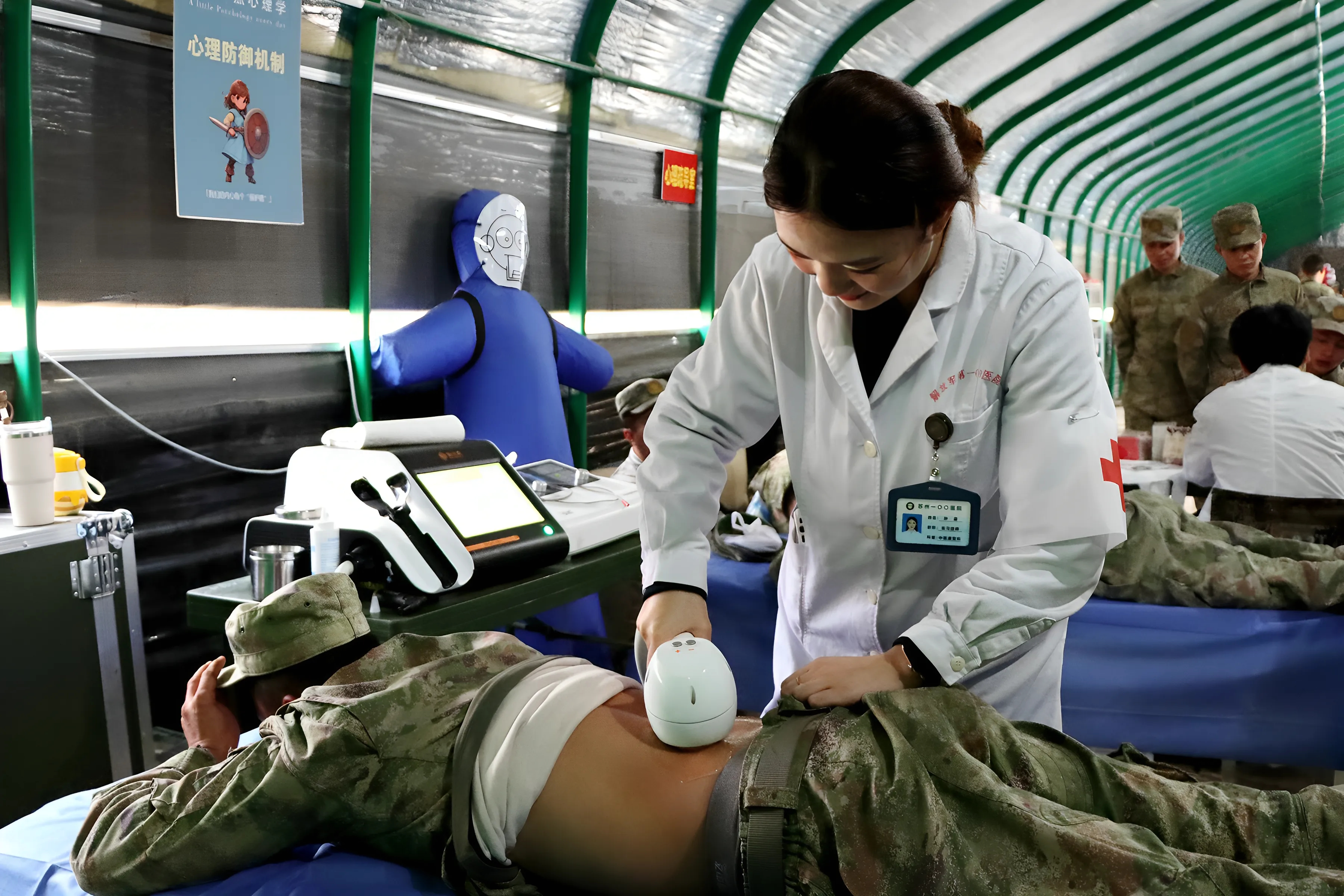 皖东演训场的“健康灯塔”