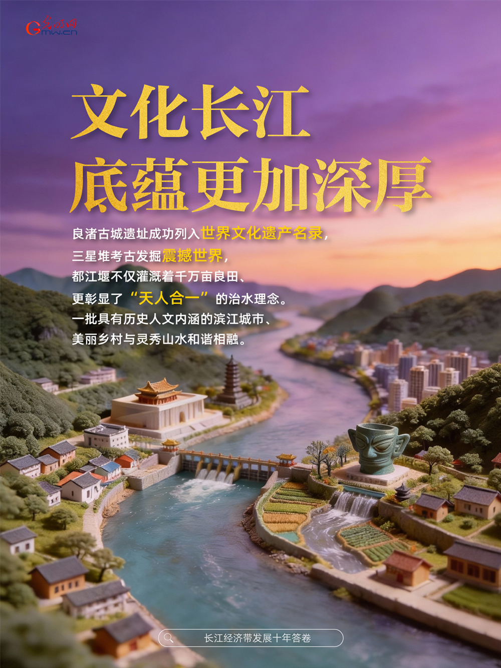 海报｜长江经济带十年答卷成绩亮眼！