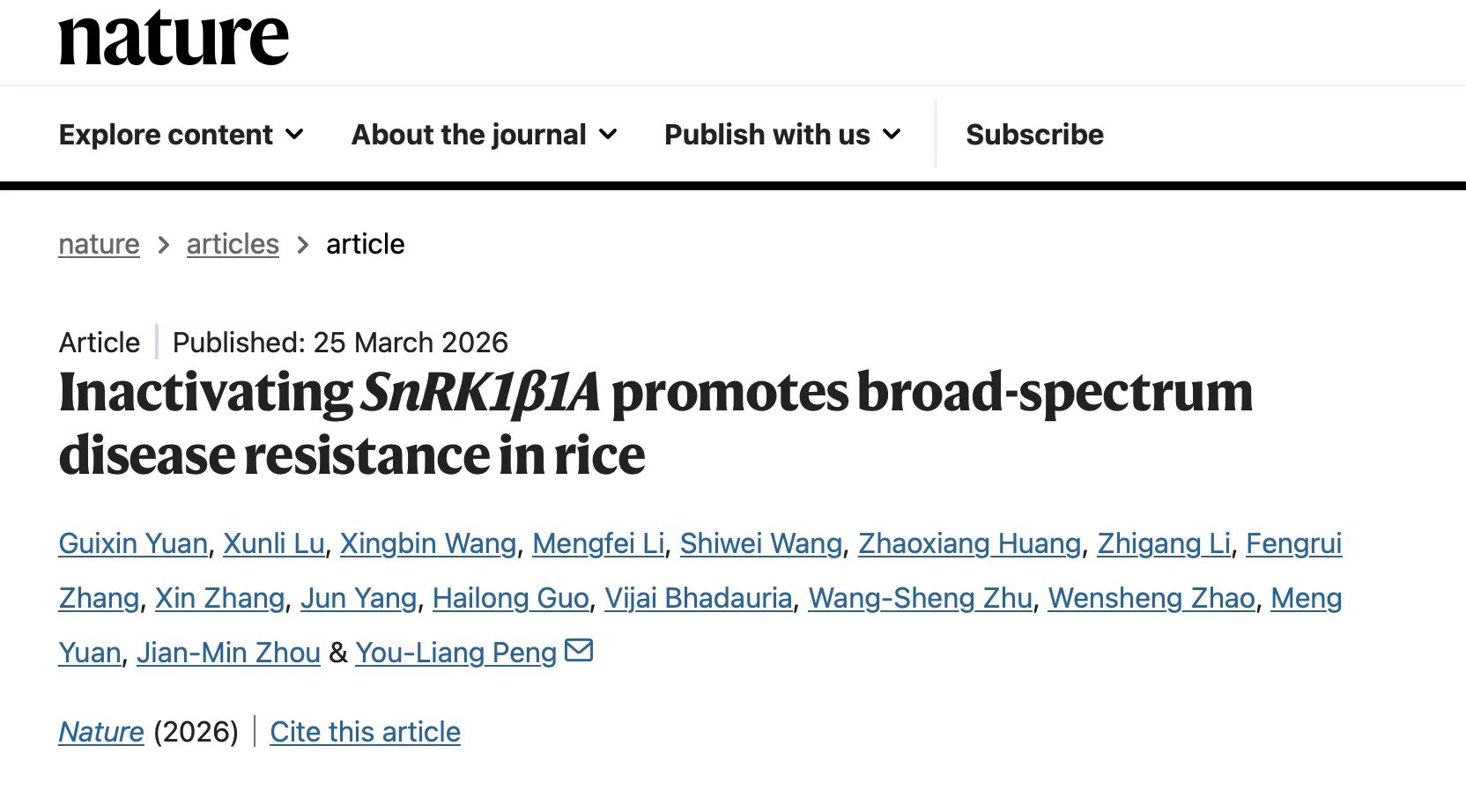 【科研论文科普解读】揪出“内鬼”基因,解锁水稻广谱抗病的“金刚不坏之身” 【科研论文科普解读】揪出“内鬼”基因,解锁水稻广谱抗病的“金刚不坏之身”