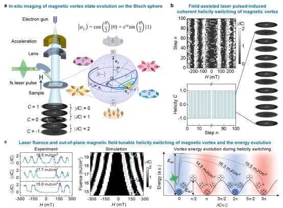 南开团队首次实现拓扑自旋螺旋度皮秒级相干调控与精准切换