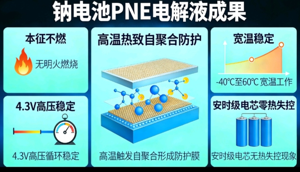 我科研团队攻克钠离子电池热失控难题 为商业化应用按下加速键