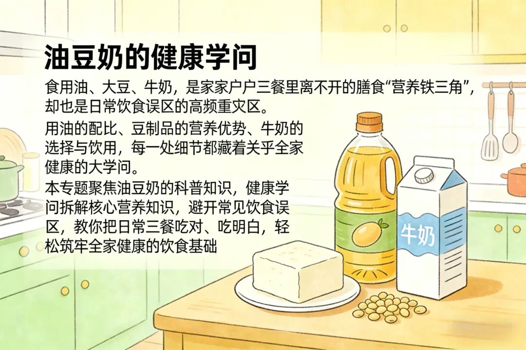 油豆奶的健康学问丨食用油到底分几类?3大核心品类+实用小妙招,选油用油不踩坑