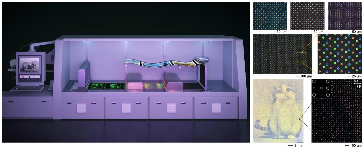 像印报纸一样简单！我国科学家开创光学超材料规模化制备新范式