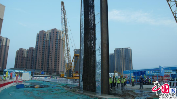 北京城市副中心站综合交通枢纽工程03标段全面进入地下连续墙施工阶段