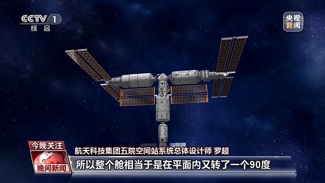 梦天实验舱完成转位 中国空间站“太空变形”如何实现？