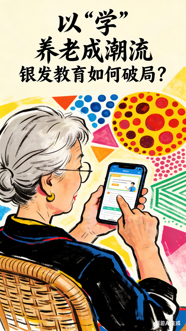 科技随笔｜以“学”养老成潮流，银发教育如何破局？