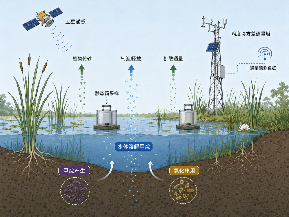 全球湿地甲烷排放概率首次定量 变暖1℃会多排多少？